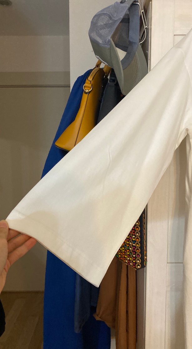 Manuka Oversize Pamuklu Beyaz Elbise - Görsel 2