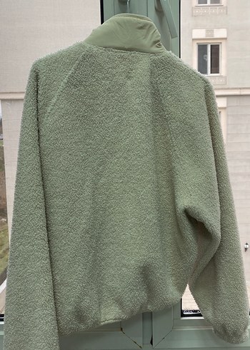 Oysho Krem Kadın Midi Boy Düğmeli Ceket - Görsel 8