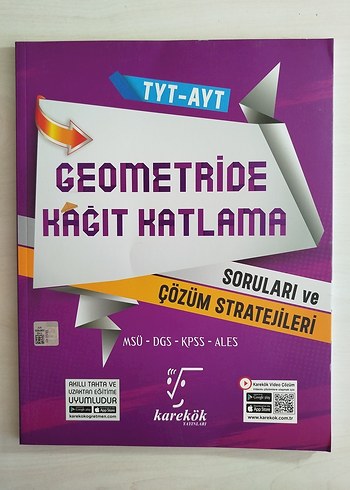 Sıfır Karekök TYT-AYT Geometride Kağıt Katlama Kitabı