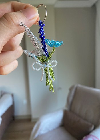 Kişiye Özel El Yapımı Boncuk Mini Buket - Görsel 2