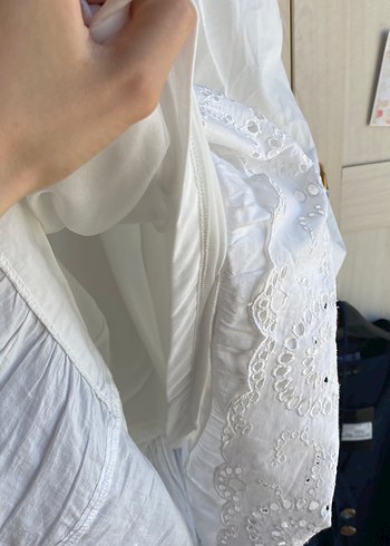 Beyaz Sırt Dekolteli Yazlık Elbise - Görsel 13