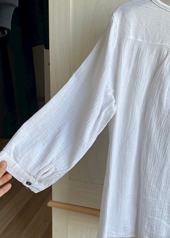 Pamuklu Beyaz Bluz - Görsel 6