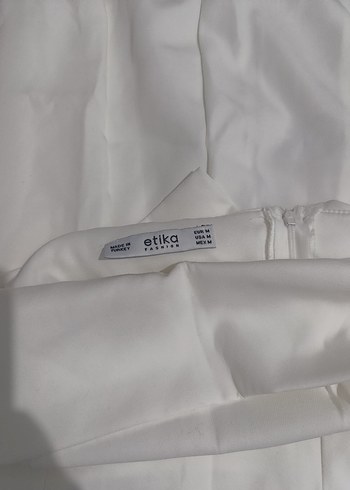 ŞIK BEYAZ ABİYE ELBİSE TEMİZ - Görsel 7