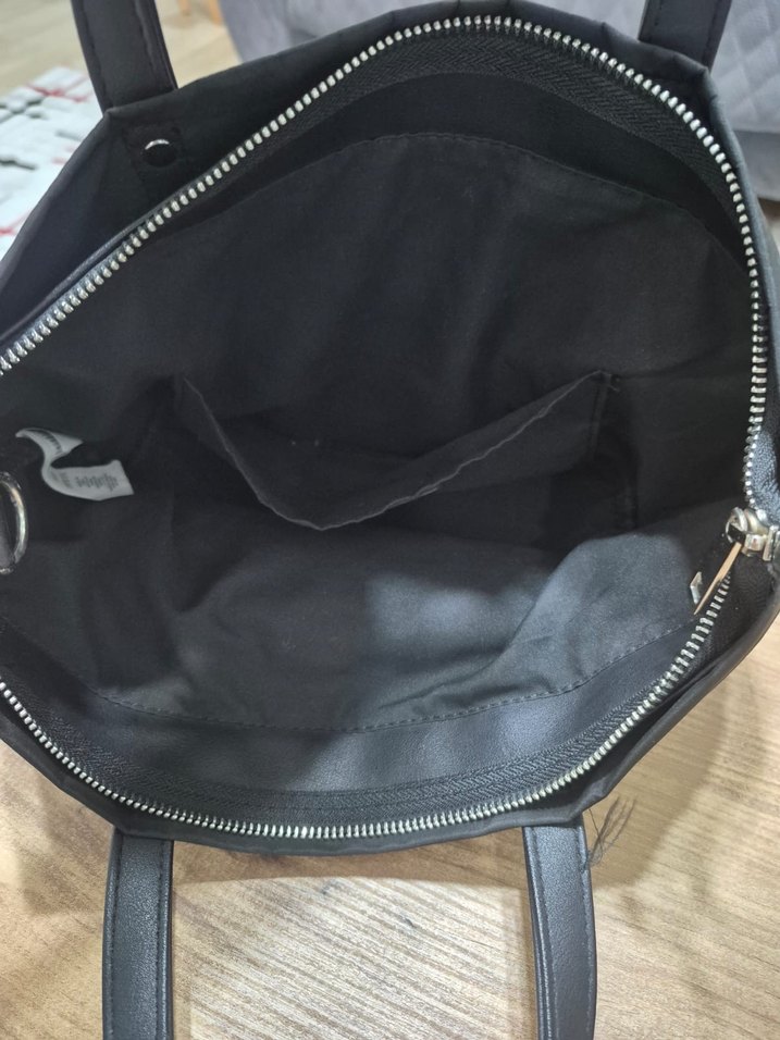 Siyah Minimalist Kadın Çanta - Görsel 4