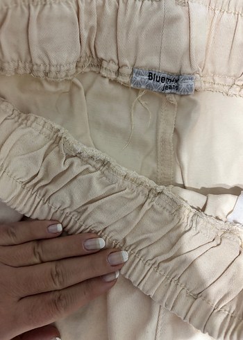 Bej Kadın Salaş Pantolon - Görsel 3