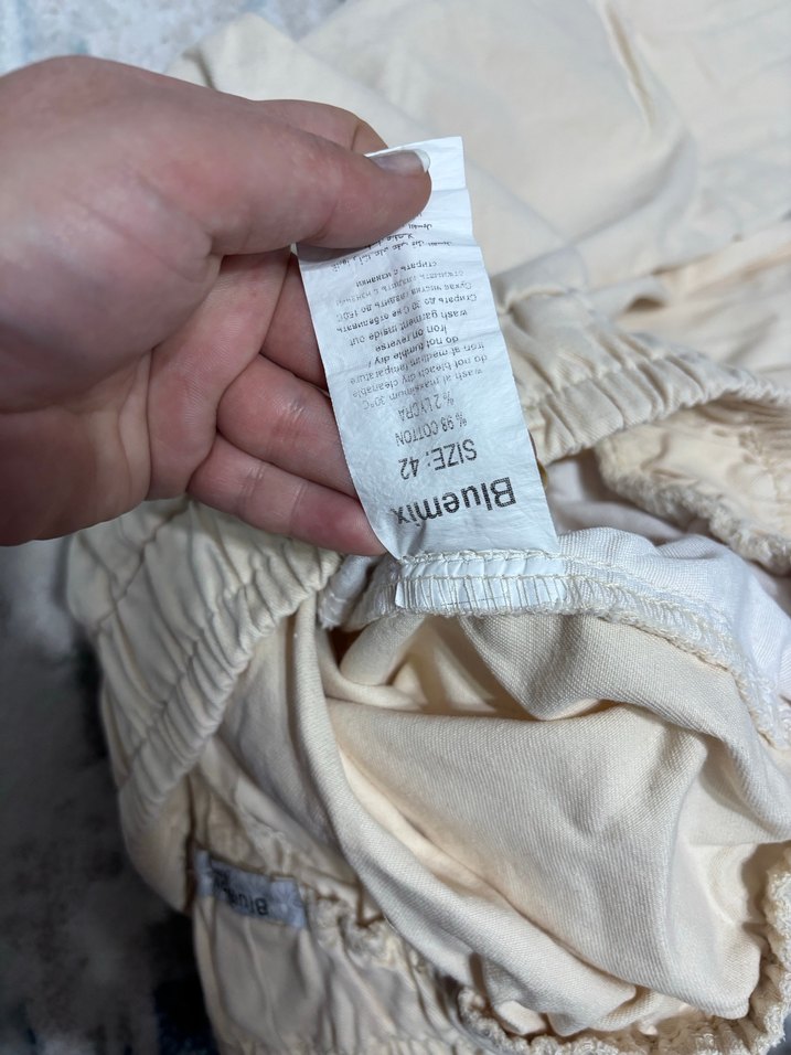 Bej Kadın Salaş Pantolon - Görsel 4