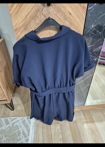 Trendyolmilla Lacivert Kısa Kollu Mini Tulum - Görsel 2