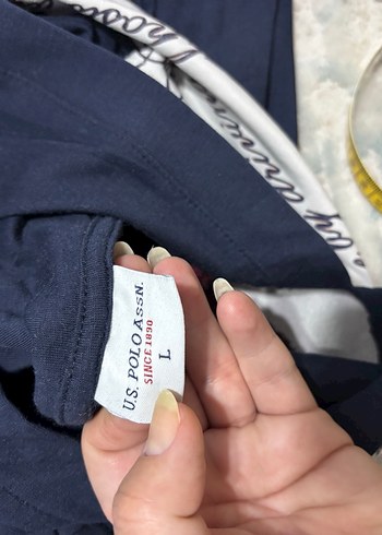 U.S POLO ASSN Kadın Lacivert Baskılı Yüksek Yakalı Sweatshirt - Görsel 4