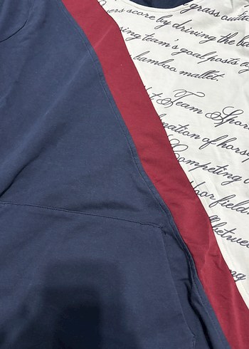 U.S POLO ASSN Kadın Lacivert Baskılı Yüksek Yakalı Sweatshirt - Görsel 3