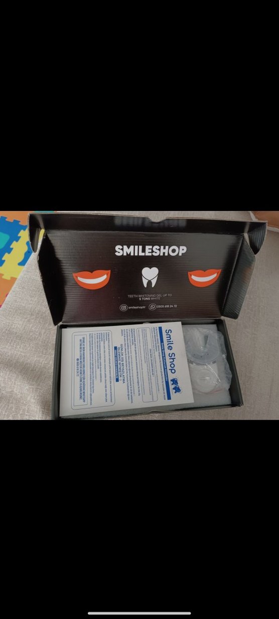 SMILESHOP Diş Beyazlatma Jeli Siyah Kutuda - Görsel 2