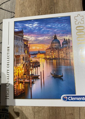 Clement 1000 Parça Altın Renkli Puzzle