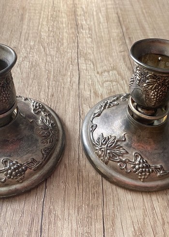 Gümüş Mumluk 2 adet