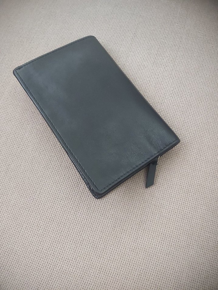 hakiki deri .siyah erkek cüzdanı - Görsel 2