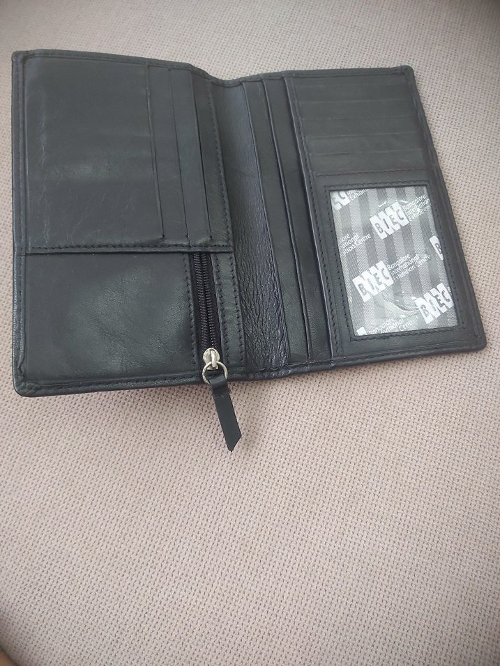 hakiki deri .siyah erkek cüzdanı - Görsel 3