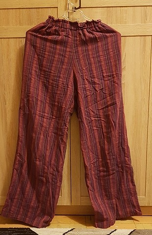çizgili mor fuşya şile bezi vintage retro otantik etnik hippi bo