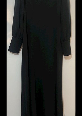 Düğmeli Siyah Gotik V Yaka Tuxedo - Görsel 4