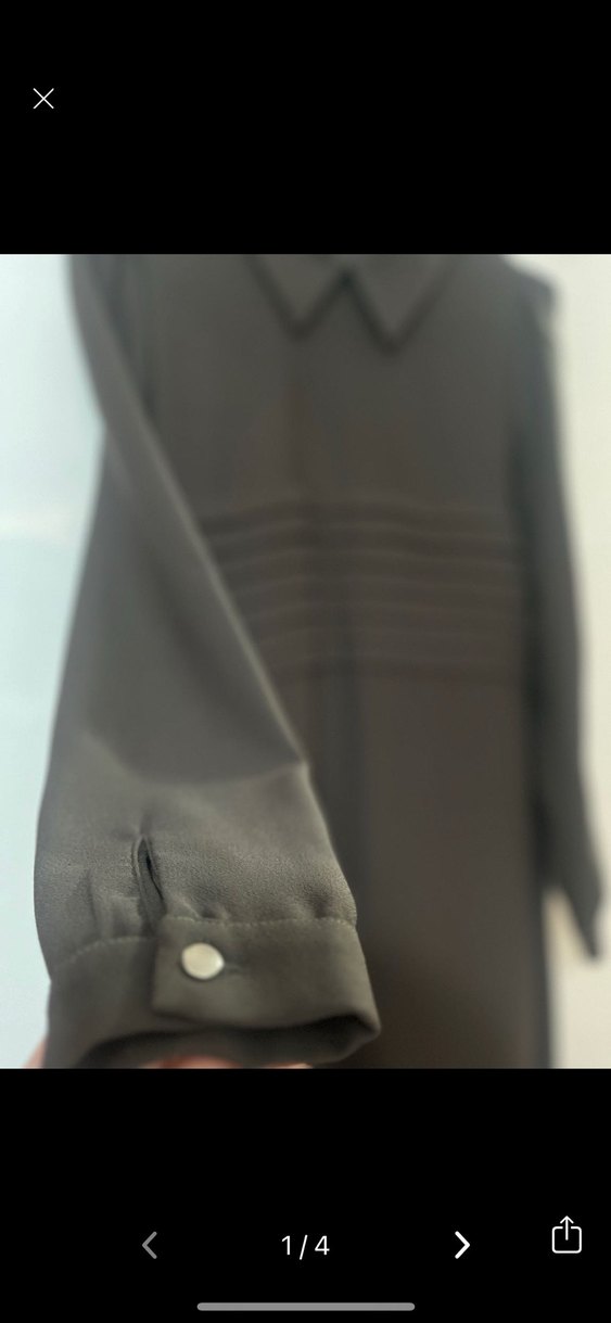 Pilise Detaylı Bej Kadın Bluz - Görsel 2