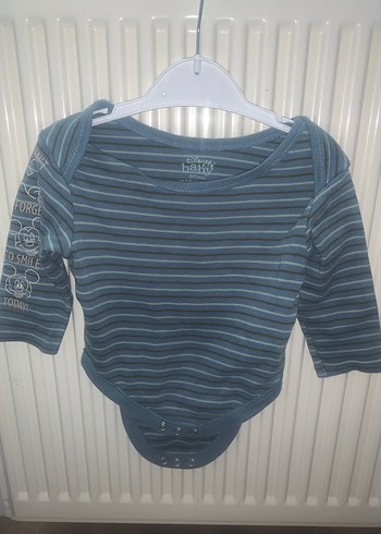 Uzun Kollu Çizgili Bebek Body - Görsel 2