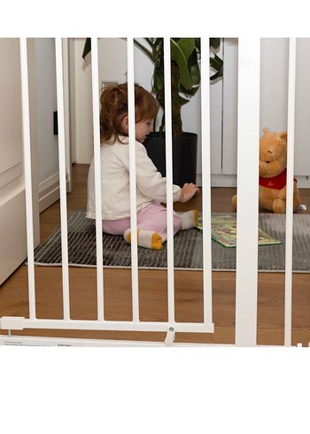75-85 cm Arası Ayarlanabilir Beyaz Bebek Kapısı - Görsel 3