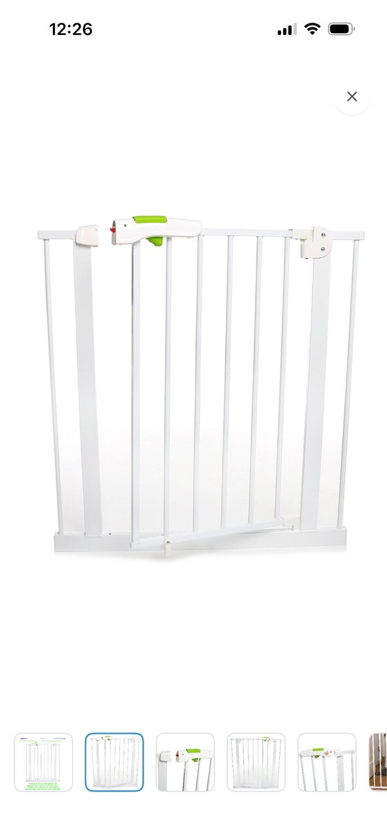 75-85 cm Arası Ayarlanabilir Beyaz Bebek Kapısı - Görsel 2