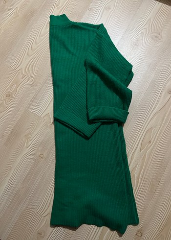 LC Waikiki Kadın Yeşil Boğazlı Triko Kazak