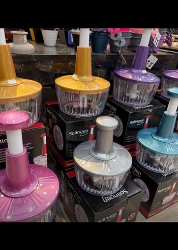 Solingen Çok Renkli Plastik Mutfak Doğrayıcı