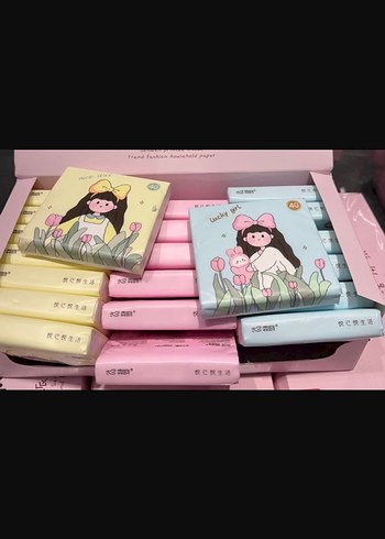 Pastel Renkli Çocuk Mendilleri