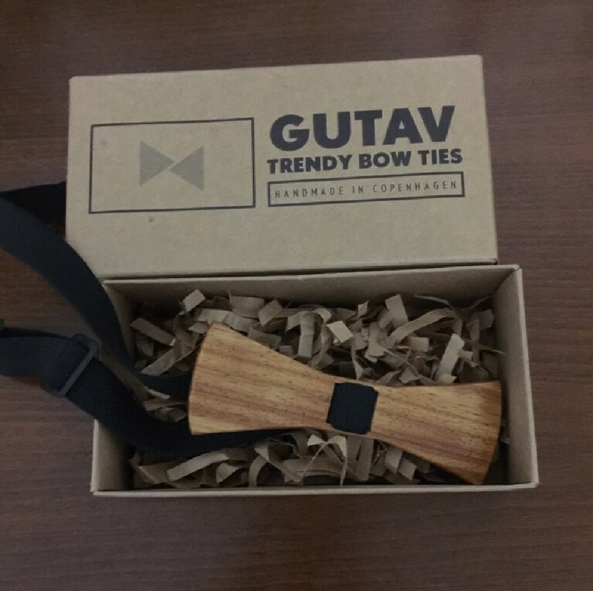 GUTAV Ahşap Retro Papyon - Görsel 2