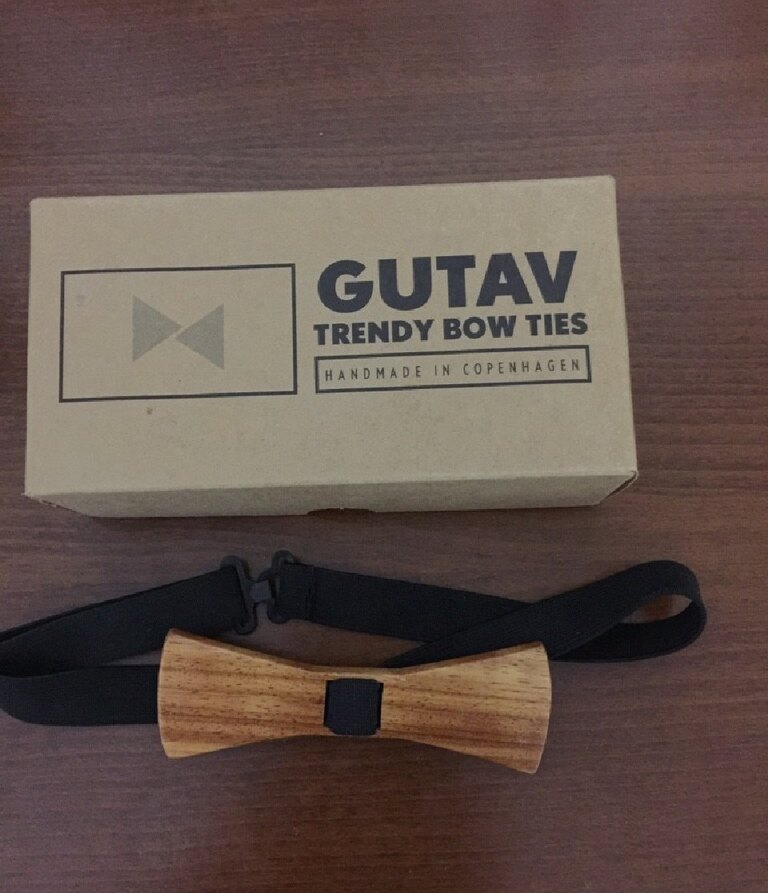 GUTAV Ahşap Retro Papyon - Görsel 3