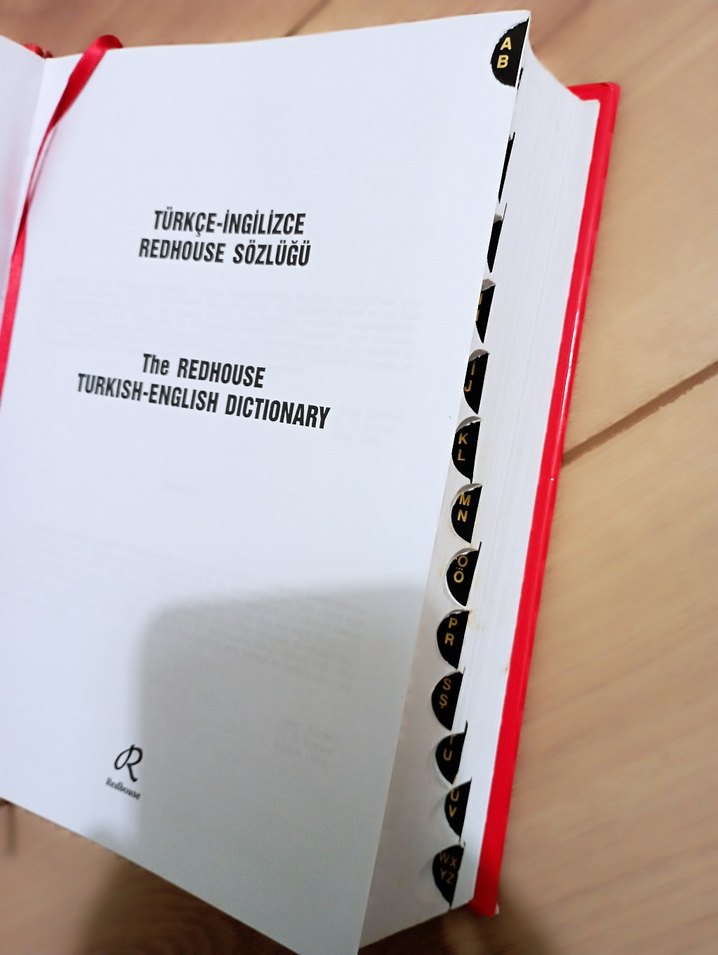 Redhouse Türkçe-İngilizce Sözlük - Görsel 3