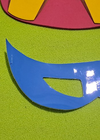  Beden maske Çocuklar için Renkli Plastik Maskeler