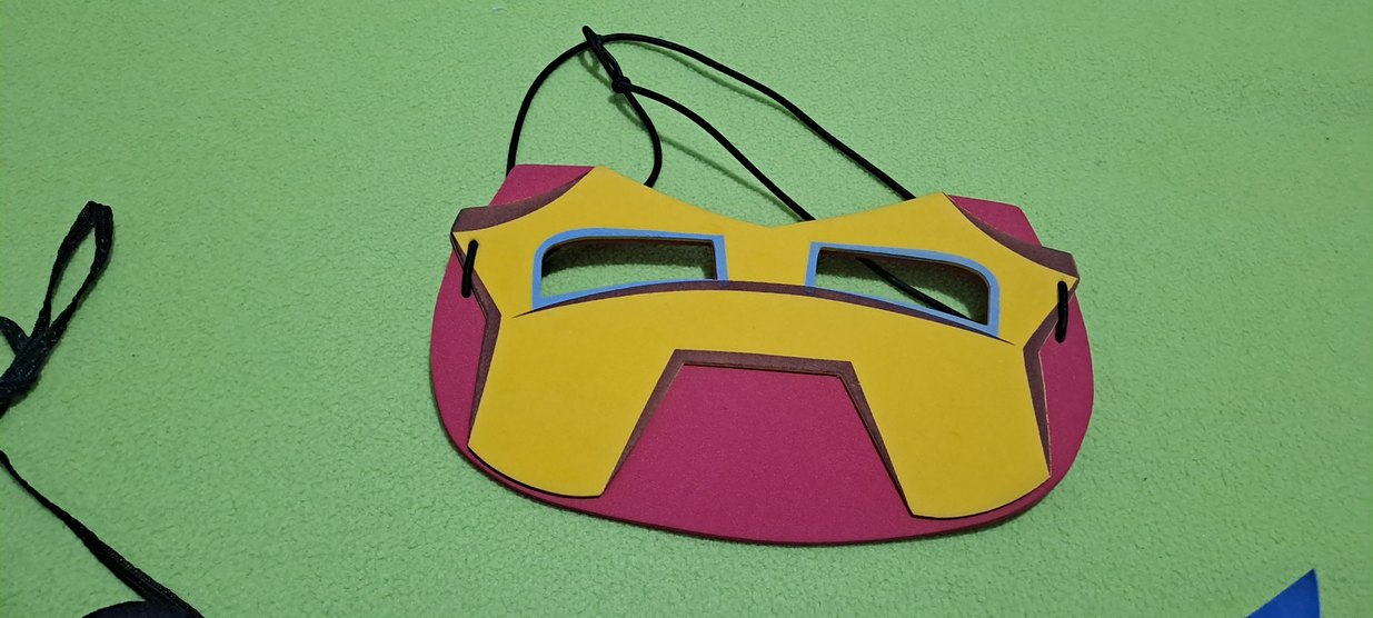 maske Çocuklar için Renkli Plastik Maskeler - Görsel 4