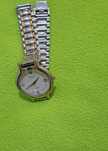  Beden altın Renk rolex Klasik Altın Gri Kemerli erkek saat