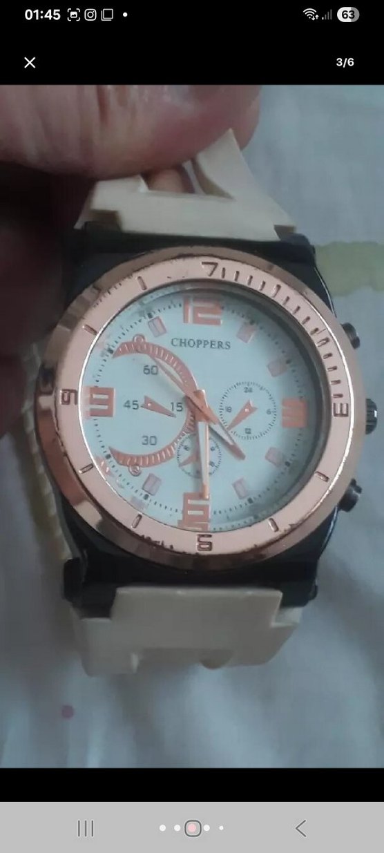 erkek Saat bej renk - Görsel 3