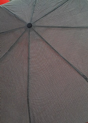 şemsiye bayan Gri Kadın Şemsiye Velcro Bantlı net fiyat - Görsel 7