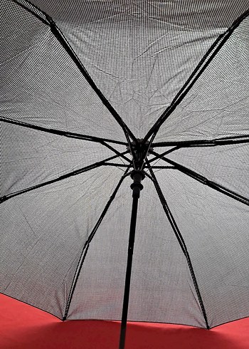 şemsiye bayan Gri Kadın Şemsiye Velcro Bantlı net fiyat - Görsel 4