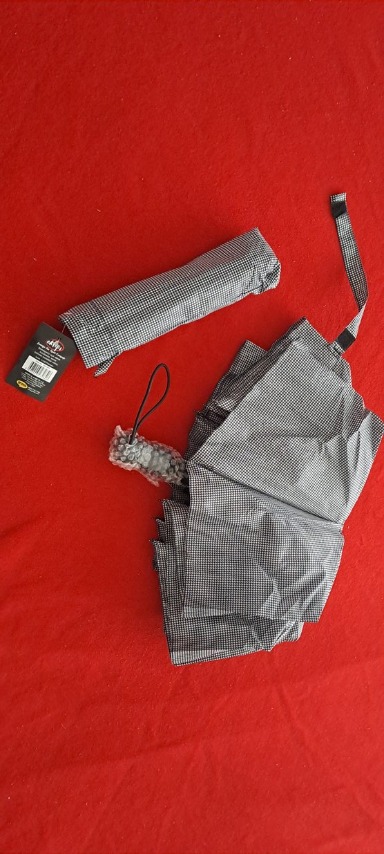 şemsiye bayan Gri Kadın Şemsiye Velcro Bantlı net fiyat - Görsel 2