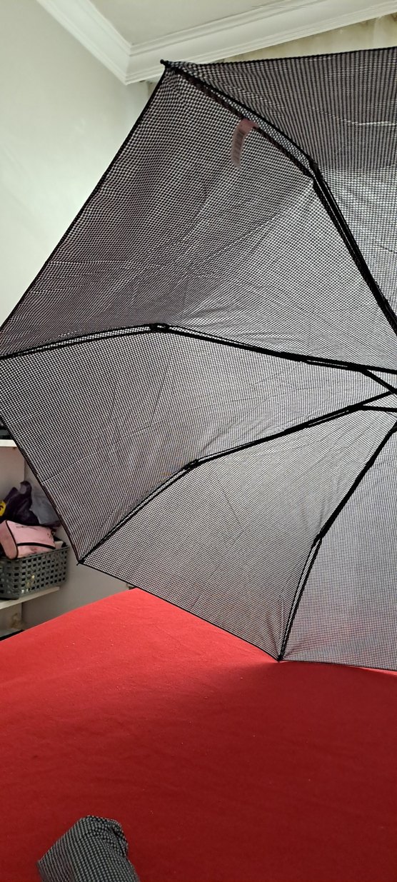 şemsiye bayan Gri Kadın Şemsiye Velcro Bantlı net fiyat - Görsel 3
