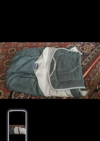 bebek puseti Gri Bebek Taşıma Slingi - Görsel 2