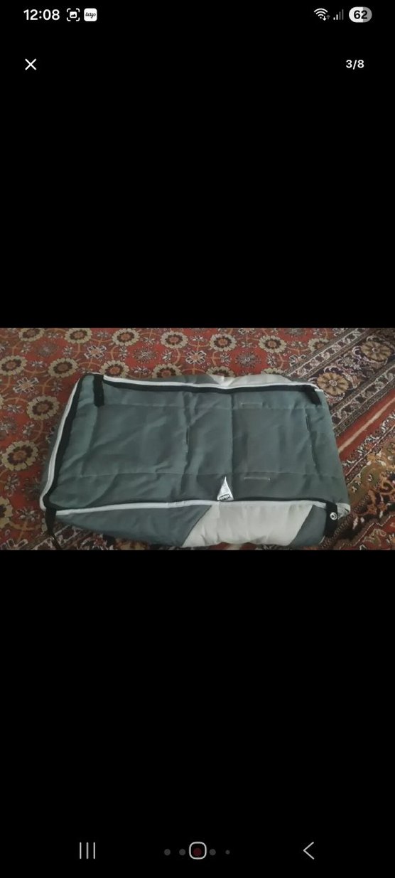 bebek puseti Gri Bebek Taşıma Slingi - Görsel 3