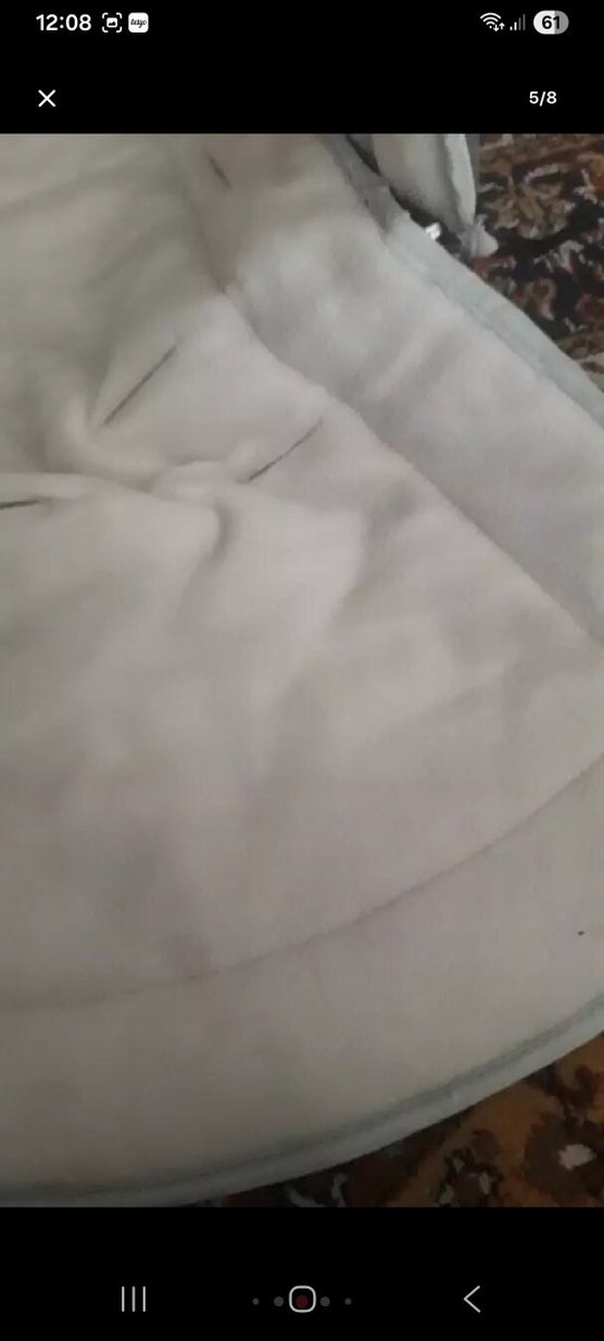 bebek puseti Gri Bebek Taşıma Slingi - Görsel 5