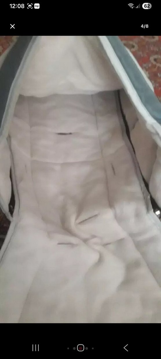 bebek puseti Gri Bebek Taşıma Slingi - Görsel 4