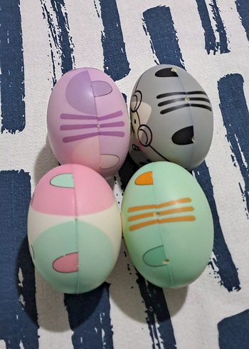 oyuncak pastel Renkli Sevimli Karikatür Figürleri - Görsel 5