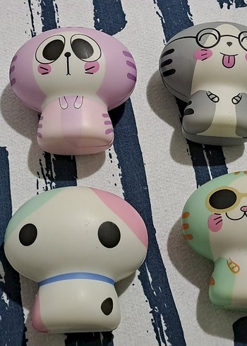 oyuncak pastel Renkli Sevimli Karikatür Figürleri - Görsel 2