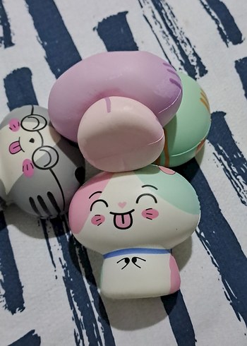 oyuncak pastel Renkli Sevimli Karikatür Figürleri - Görsel 13