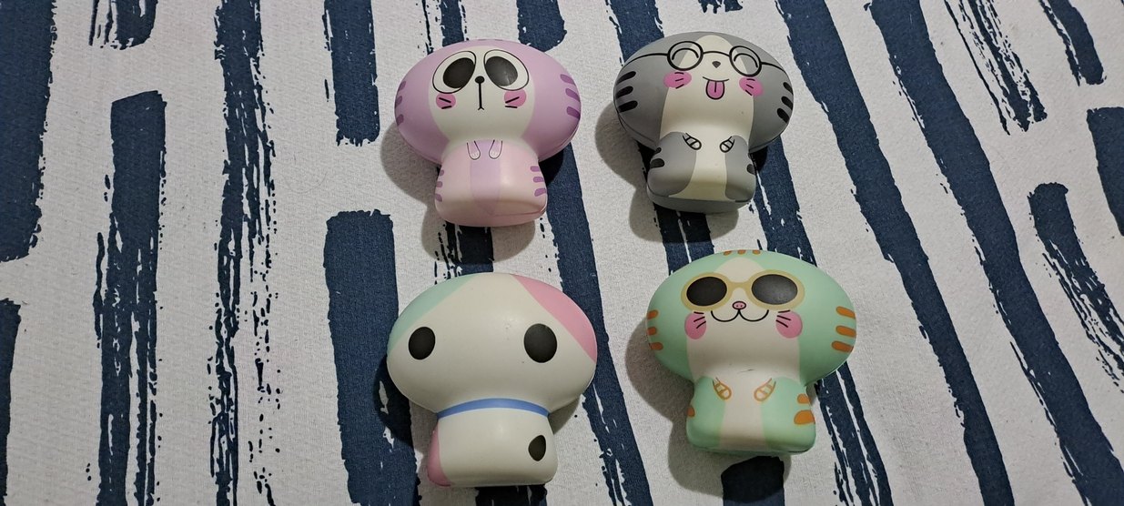 oyuncak pastel Renkli Sevimli Karikatür Figürleri - Görsel 2