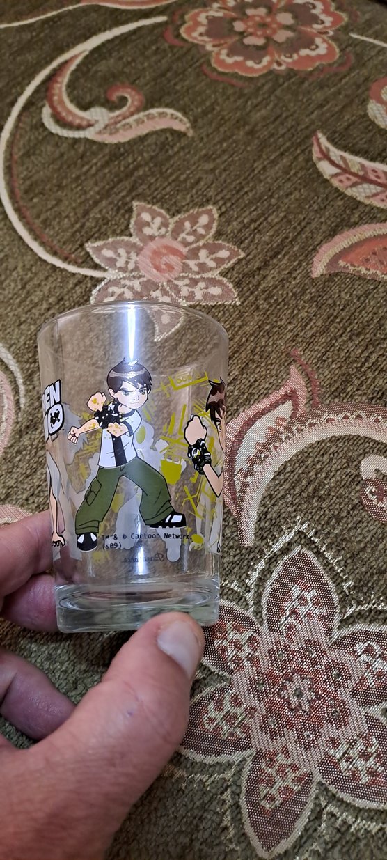 Ben 10 Temalı Cam Bardak net fiyat - Görsel 3