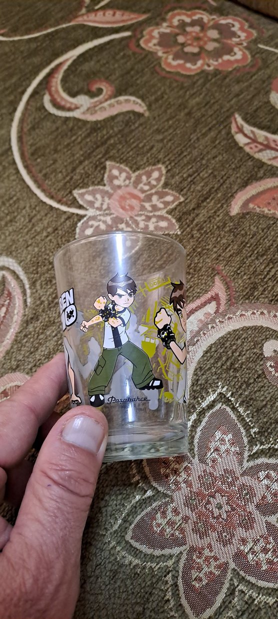 Ben 10 Temalı Cam Bardak net fiyat - Görsel 5