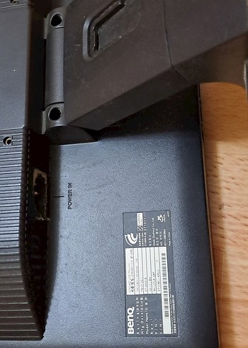 monitör Siyah Bilgisayar Monitörü kablolari ile net fiyat - Görsel 5