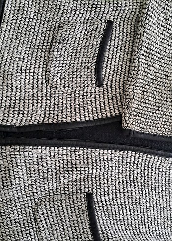 hirka Gri Fermuarlı Kısa  Ceket tek fiyat - Görsel 4